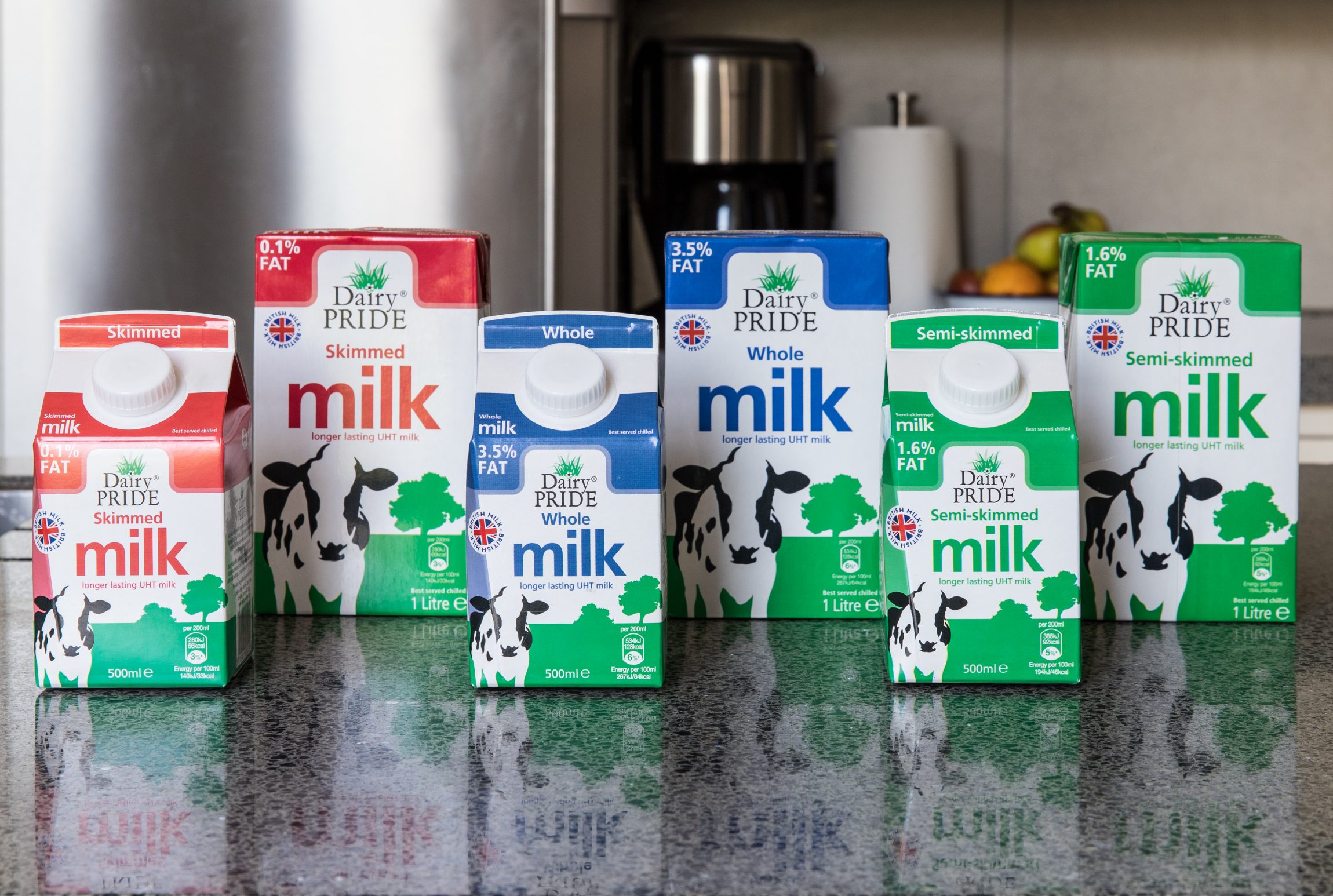 Dairy Pride 1ltr 500ml range