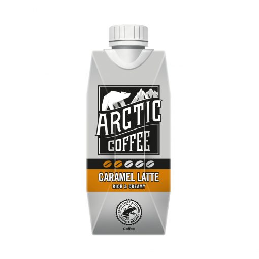 Arctic Coffee 330ml Caramel Latte Pack FOP